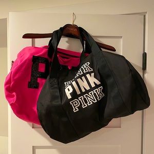 Victoria’s Secret pink bundle of 2 duffle bags